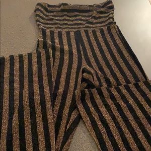 Wide leg jumpsuit